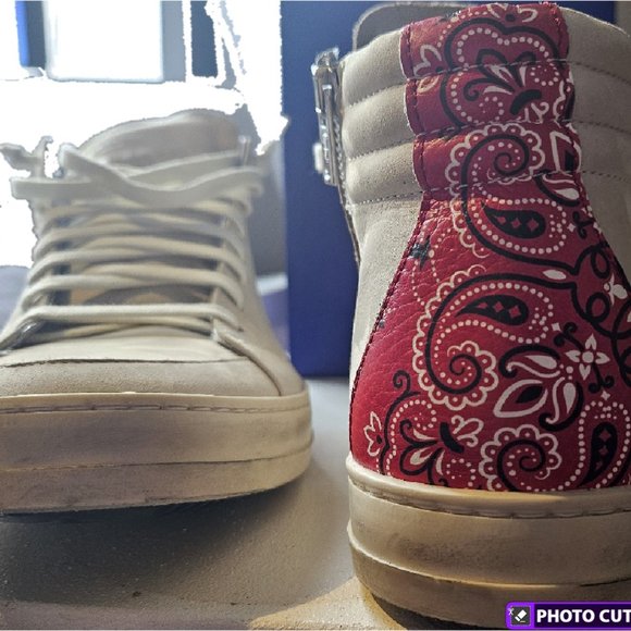 P448 High-top Italian Leather Sneaker EU40 US9 unisex $248 - Picture 1 of 11